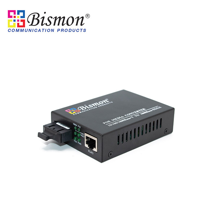 Media-Converter-10-100-1000-BaseTX-PoE-to-1000-Base-FX-Multimode-500M-af-at-15-4-25-5W